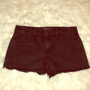 Joe’s black jean short cut offs sz 26! Never worn!